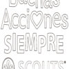 plantilla buenas acciones
